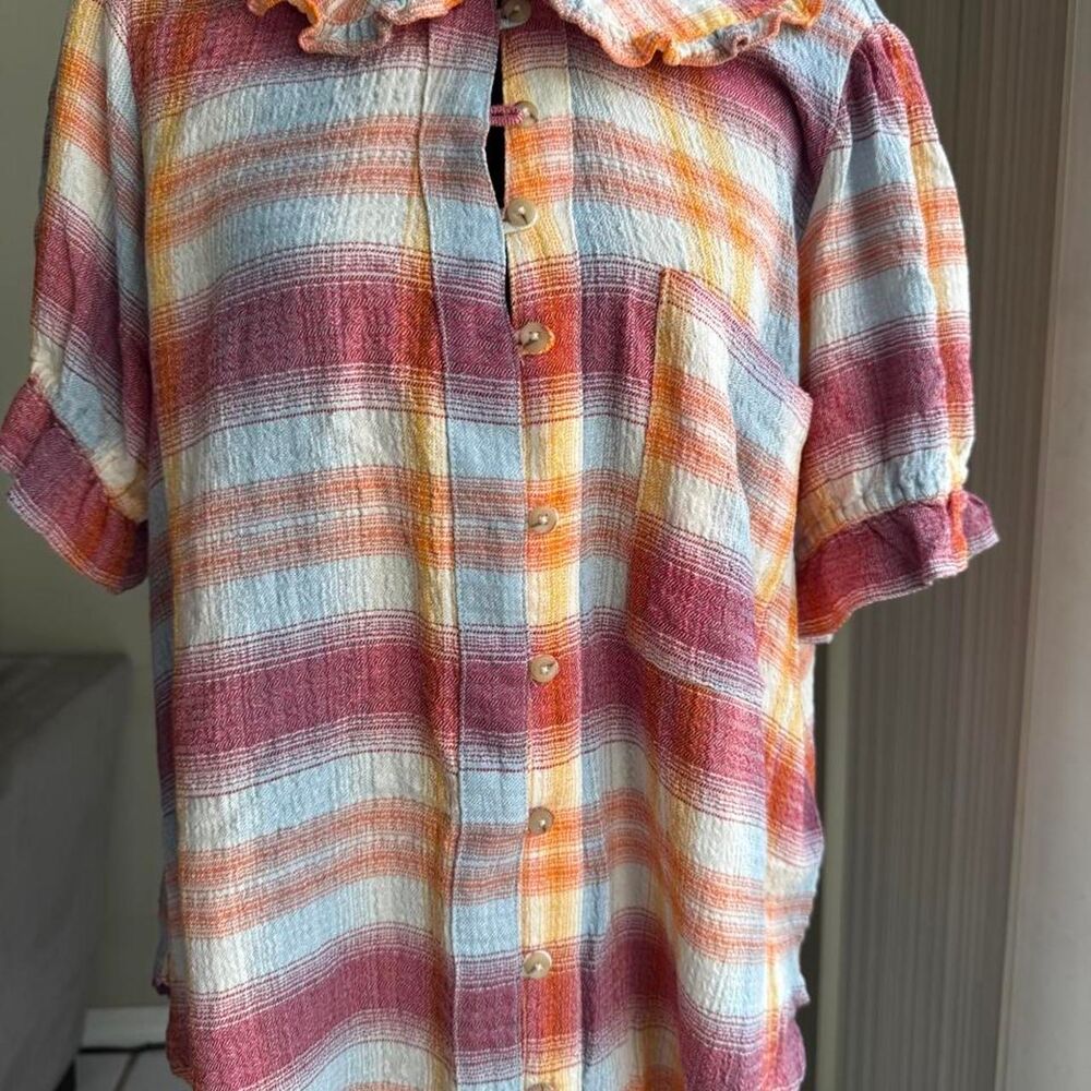 Pilcro Women's Multi Blouse